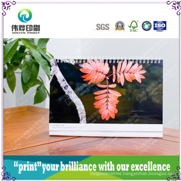 Custom High Quality Paper Printing Desk Calendar Stationary with Photos